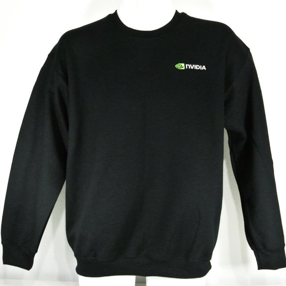 NVIDIA Tech Employee Uniform Black Sweatshirt NEW Size L Large - Picture 10 of 13